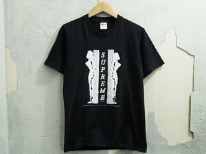 美品 Supreme Girls Tee Tシャツ ガールズ ロゴ 黒 ブラック Black S シュプリーム F