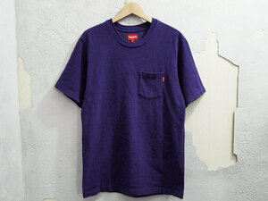 Supreme S/S Pocket Tee ポケット Tシャツ Heather Purple ヘザー パープル 紫 M シュプリーム F