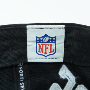 希少 美品 Supreme NFL Raiders '47 5 Panel Cap キャップ レイダース ブラック 黒 Black シュプリーム Fの画像5