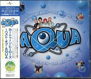 即決・送料無料(2点で)◆アクア◆カートゥーン・ヒーローズ~ベスト・オブ・AQUA◆ときめきダンディ・ダディダ◆BEST盤/Y(b2046)