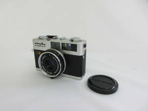 (1-7)【シャッターOK】MINOLTA HI-MATIC F ROKKOR F2.7 38mm コンパクトフィルムカメラ 407346