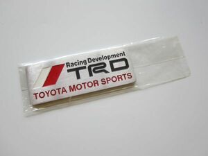 TRD TOYOTA MOTOR SPORTS トヨタ テクノクラフト レーシング メーカー アルミ プレート ステッカー/デカール 自動車 バイク ② S13