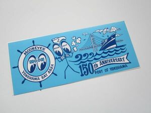 moon eyes ムーンアイズ YOKOHAMA BAY AREA 横浜ベイエリア 150周年 港 ステッカー/デカール 自動車 バイク オートバイ レーシング F1 04