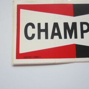 【小さめ】CHAMPION チャンピオン 旧車 プラグ スパークプラグ 98012 3MC ステッカー/デカール 自動車 バイク スポンサー 04の画像3