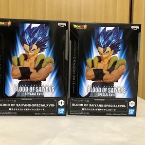 ドラゴンボール超 BLOOD OF SAIYANS SPECIAL XVⅢ 超サイヤ人ゴッド超サイヤ人 ブルー ゴジータ フィギュア 2つセット スーパーサイヤ人の画像1