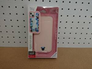 Premium Style iPhone 13 mini用 ガラスフリップケース [ミニーマウス] PG-DGF21J02MNE　ディズニー　手帳型ケース　ガラスフリップケース