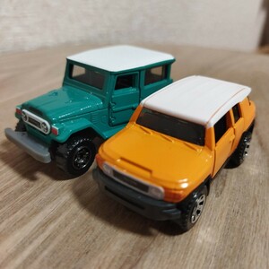 マッチボックス MATCHBOX MOVING PARTS【2台セット】TOYOTA FJ CRUISER / TOYOTA LAND CRUISER FJ40 開封品