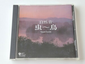 [自然音] 虫〜鳥 Nature Sounds CD コロムビア COCJ36322 2010年盤,虫/90年沖縄ヤンバル地方録音,鳥/10年群馬県山田郡大間々町林道山中録音