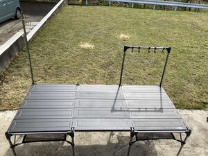 アウトドアテーブル Soomloom 折畳み式テーブル　アルミ　軽量収納ケース付き(テーブル本体 2個セット)