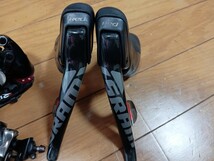 SRAM スラム RED 22 2x11s リムブレーキ ダブルタップ 3点グループセット　RIDEA カーボンビックプーリー付_画像2