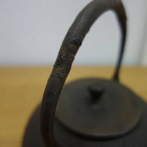 鉄瓶 雀州 南部鉄器 1868g 中古 現状品 管理80の画像8