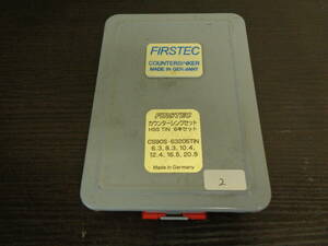FIRSTEC カウンターシンクセット HSS TIN 6本セット CS90S-63205TIN ドイツ製 長期保管品 管理ZI-LP-2