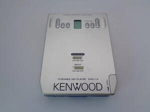 KENWOOD ケンウッド ポータブルMDプレーヤー DMC-L3 MDウォークマン ジャンク品 管理ZI-LP-9