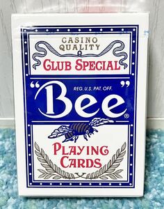 Bee トランプ PLAYING CARDS Jumbo Index Tech Art 未開封品 青 cambric finish