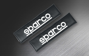 sparco CORSA スパルコ コルサ ショルダーパット ブラック カーボン 2インチ 2個セット SPC1206CB-J