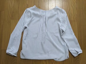  Indy biINDIVI long sleeve stripe blouse cut and sewn 38