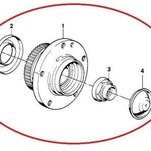 BMW E36 E46 318i 320i 323i 325i 328i 330i E85 E86 Z4 フロント ホイール ハブベアリング ハブ 新品 3122 6757 024 純正OEM品の画像2