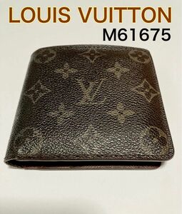 LOUIS VUITTON ルイヴィトン 財布 モノグラム ポルトフォイユ マルコ M61675 二つ折り財布
