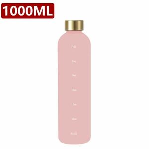 ウォーターボトル タイムマーカー付 1,000ml ピンク