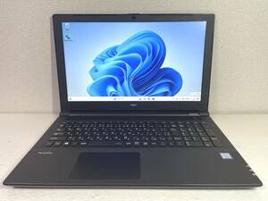 * used beautiful goods *NEC Note PC PC-VRL23FB6S4R4 Win11 pro install ending 8GB memory 500GB super recommendation.!