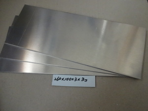 * aluminium board edge material thickness 3.260-100 ③ A5052 postage 230 jpy *