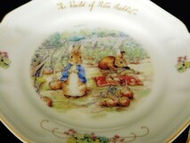 K221★THE WORLD OF PETER RABBIT ピーターラビット パーティーセット プレート 洋食器 銘々皿 BEATRIX POTTER 箱入り未使用★送料690円～_画像6