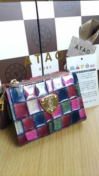 【ATAO】ワルツ・ヴィトロ 三つ折財布 【未使用】