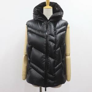 IT15OBD10PBU 即決 本物 国内正規品 MONCLER モンクレール GUNTUR ダウン ベスト メンズ ブラック サイズ 2 アウター ポリエステル