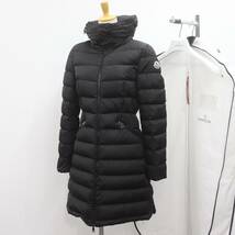 IT83F917A266 即決 本物 国内正規品 MONCLER モンクレール ダウンコート フラメッテ E20934993105 54155 レディース サイズ0 ブラック_画像1