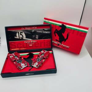 【未走行未展示品】FLY 1/32 FILIPINETTI-Ferrari Le Mans 1970 スロットカー 2台セット フェラーリ 512S フライ