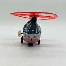 【ブリキ玩具】 当時物 野村トーイ ゼンマイ走行 ヘリコプター 日本製 ビンテージ 昭和レトロ 玩具 ヘリ_画像5
