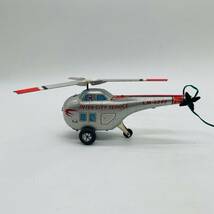 【ブリキ玩具】 当時物 マルクストーイ 電動走行 ヘリコプター 香港製 ビンテージ 昭和レトロ 玩具 ヘリ_画像2