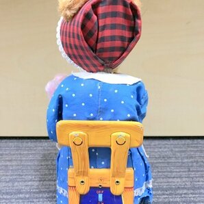 【通電動作未確認】米澤玩具 HUNGRY BABY BEAR クマの親子 ブリキ 人形 1円~ S3182の画像9