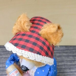 【通電動作未確認】米澤玩具 HUNGRY BABY BEAR クマの親子 ブリキ 人形 1円~ S3182の画像2