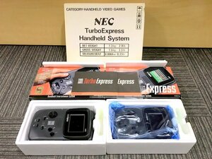 【通電動作未確認】NEC Turbo Express TURBO GRAFX16 HES-EXP-01 PACK-2 PC Engine PCエンジンGT 本体 2個セット 1円~　S3196