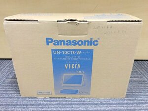 【通電動作未確認】Panasonic UN-10CT8-W HDDレコーダー付 地上 BS 110度CSデジタルテレビ ホワイト パナソニック 1円~　S3209