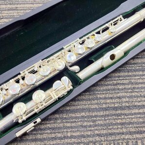 Pearl Flute PF-505 SILVER PH-6J 刻印あり 頭部管銀製? パールフルート ケース付き 1円～ Y6993の画像1