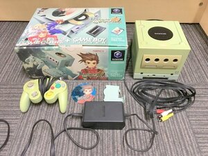 【動作未確認】NINTENDO テイルズオブシンフォニア シンフォニックグリーンエディション ゲームキューブ 本体 任天堂 1円~　S3277