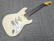 【現状品】Fender Stratocaster JVシリアル? 1983年 ストラトキャスター PU欠品有 動作未確認 ケースなし フェンダー 1円~　K0826+_画像1