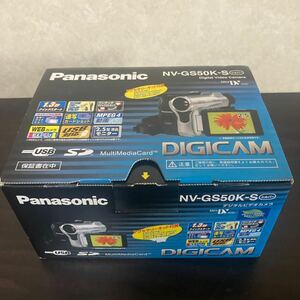 【未使用品】PANASONIC デジタルビデオカメラNV -GS50K-S 撮影の為　開封しました。