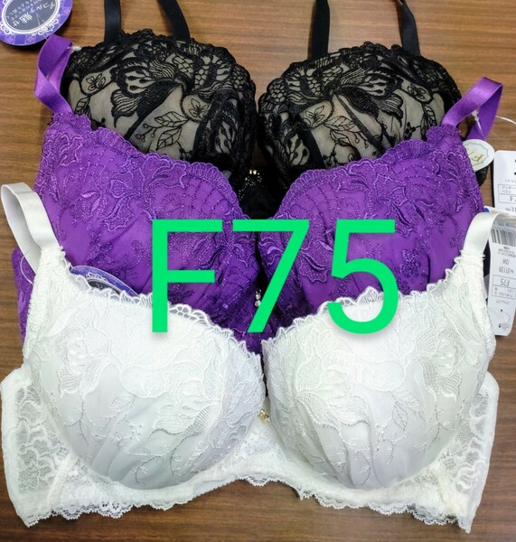 ブラジャー　F75　 3枚　セット