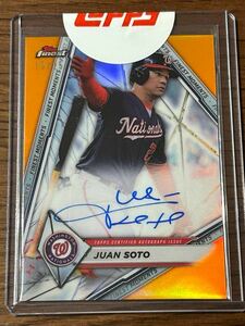 TOPPS FINEST 2022 JUAN SOTO AUTO /25 