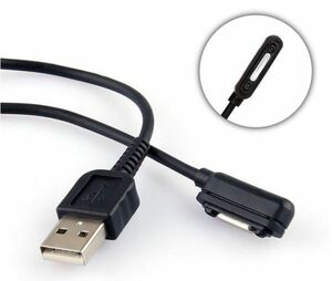 Xperia Z Ultra / Z1 / Z1 f (Z1 s) / Z2 / Z3 用 USBマグネットチャージケーブル