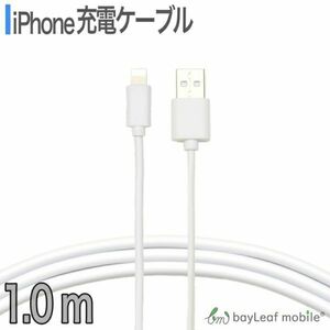 iPhone 対応 充電ケーブル データ転送 急速充電 断線防止 USB 充電器 1m