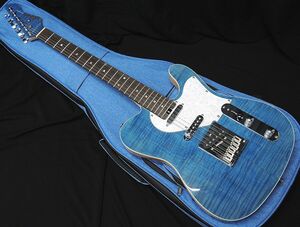 Aria ProII 615-AE200 LRBL (Lorelei Blue) エレキギター ギグバッグ付