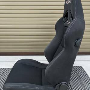 【1円～】乗り降りラクラク！RECARO SR-7F GK100 BK/BK グラスメッシュBlack×カムイBlack 破れなし正規品！車検対応！ 検LX-F/LX-VF/SR7Fの画像3