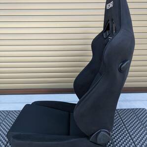 【1円～】乗り降りラクラク！RECARO SR-7F GU100 BK/BK 美品！ウルトラスエードの上級モデル正規品！SBR付 検レカロ/LX-VF/SR7F/ハイエースの画像3