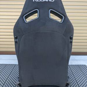 【1円～】乗り降りラクラク！RECARO SR-7F GU100 BK/BK 美品！ウルトラスエードの上級モデル正規品！SBR付 検レカロ/LX-VF/SR7F/ハイエースの画像4