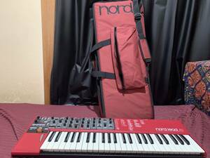 アナログ・モデリング・シンセサイザー　nord lead A1 ソフトケース付き