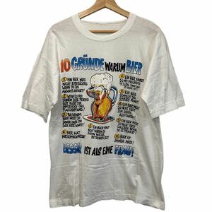 90s 10GRUNDE WARUM BIER TEE Tシャツ 古着 ビンテージ